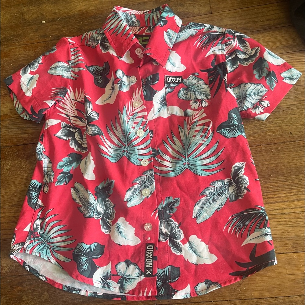Boys Dixxon Hawaiian Shirt XS